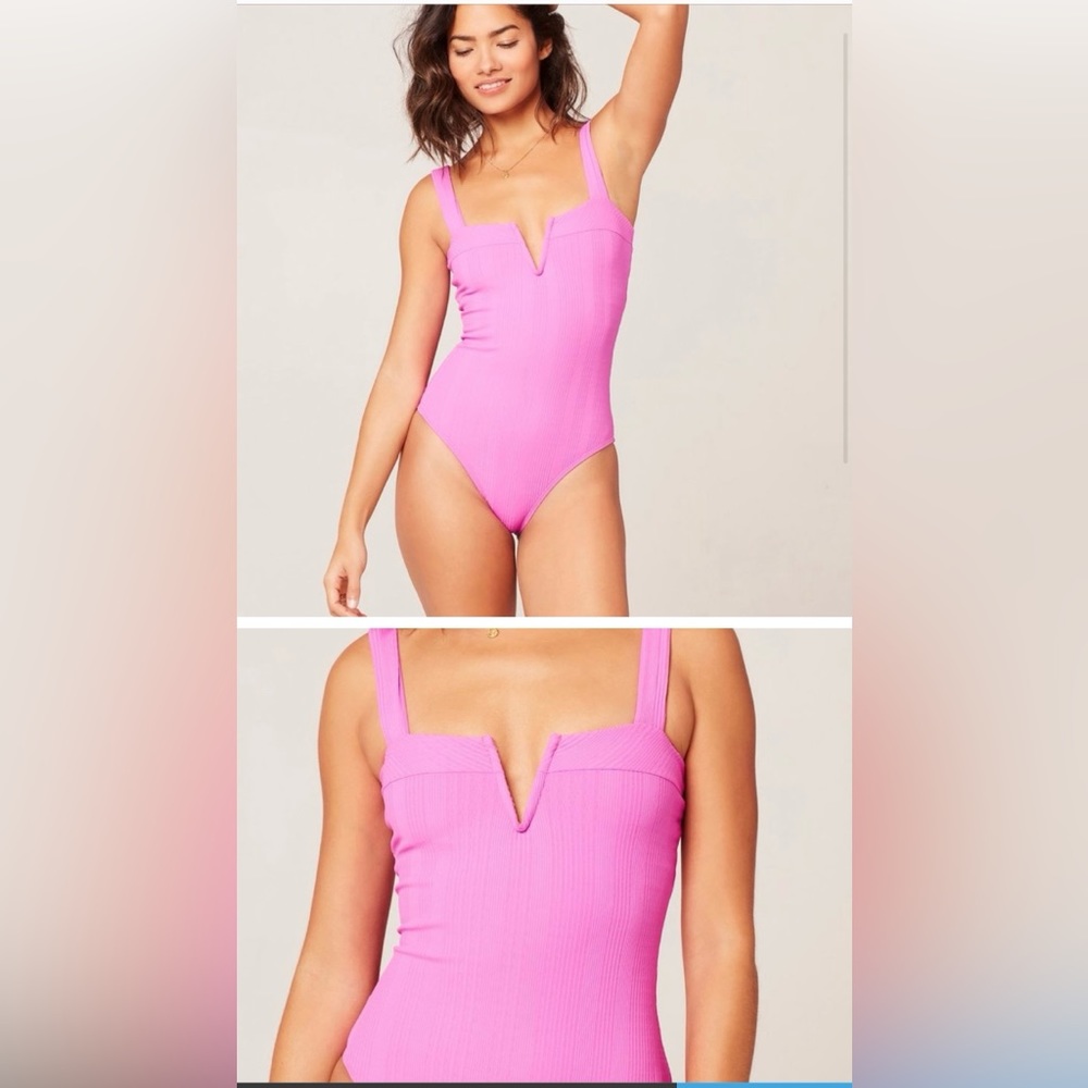 L’Space Swimwear Cha Cha  One Pieces Color Pinck Size 8 🎁